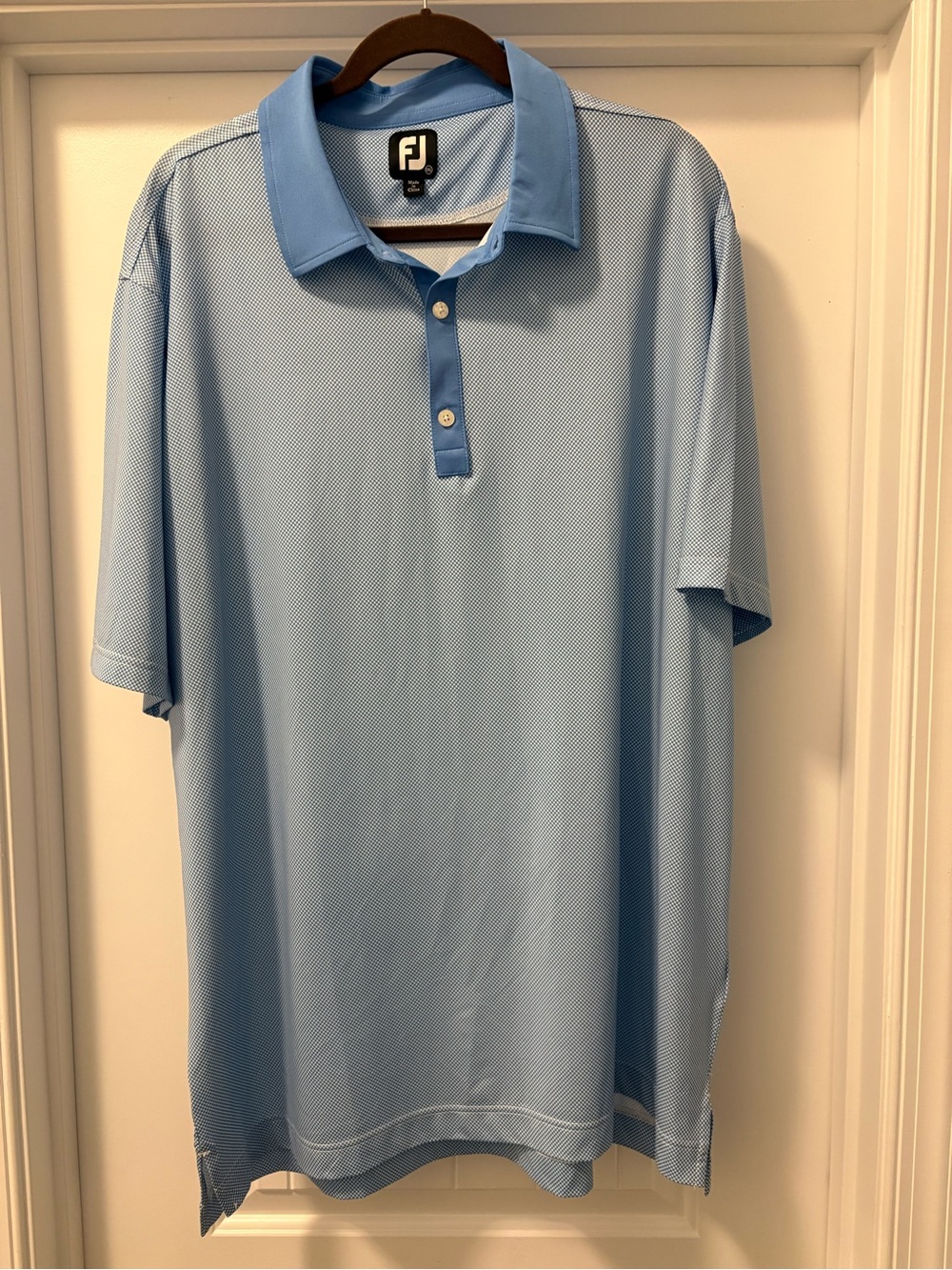 FootJoy Sky Blue Men's Golf Polo Shirt Size 2XL